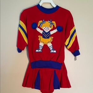 Cheerful Red Cheerleader Outfit